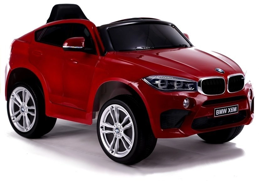 Otroški avto na akumulator BMW X6M 2x45W, rdeč Otroški avto na akumulator BMW X6M 2x45W, rdeč lakiran - slika 1