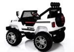 Otroški avto na akumulator Jeep S2388 4x45W 12V, bel - slika 4
