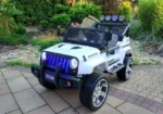 Otroški avto na akumulator Jeep S2388 4x45W 12V, bel - slika 7
