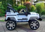 Otroški avto na akumulator Jeep S2388 4x45W 12V, bel - slika 9