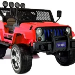 Otroški avto na akumulator Jeep S2388 4x45W 12V, rdeč