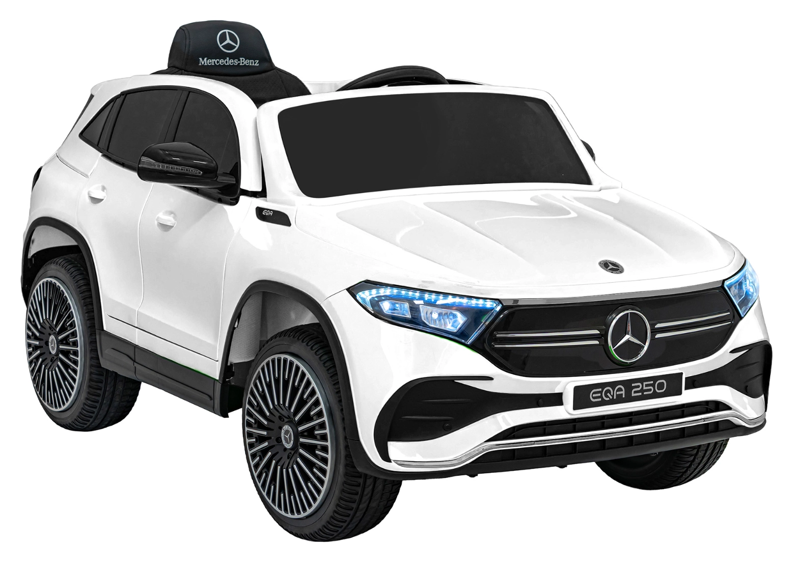 Otroški avto na akumulator Mercedes EQA 250 4x45W, bel 1 Otroški avto na akumulator Mercedes EQA 250 4x35W, bel - slika 1