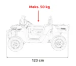 Otroški avto na akumulator Pick-Up Speed 900 4x45W, zelen - slika 14