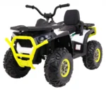 Otroški štirikolesnik na akumulator ATV Desert 4x45W 12V, bel - slika 2