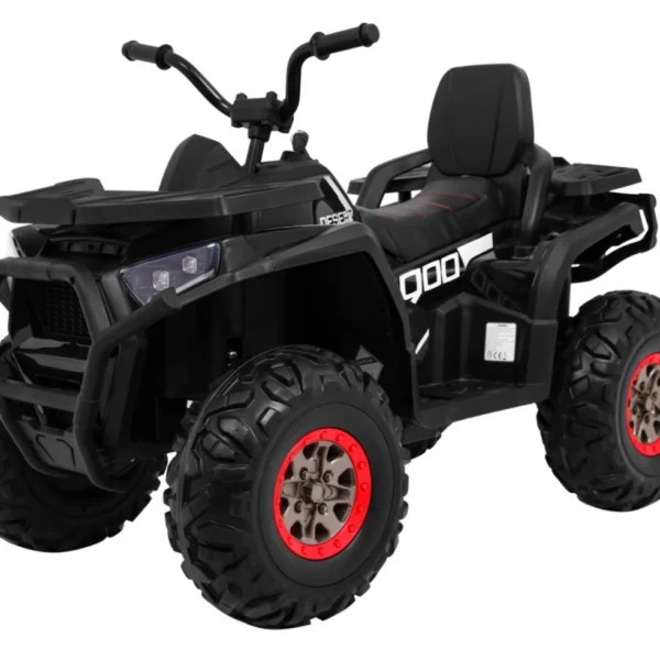 Otroški štirikolesnik na akumulator ATV Desert 4x45W 12V, črn