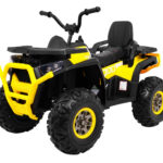 Otroški štirikolesnik na akumulator ATV Desert 4x45W 12V, rumena