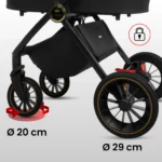 Otroški voziček BabyLux Rosso 3v1 - slika 48