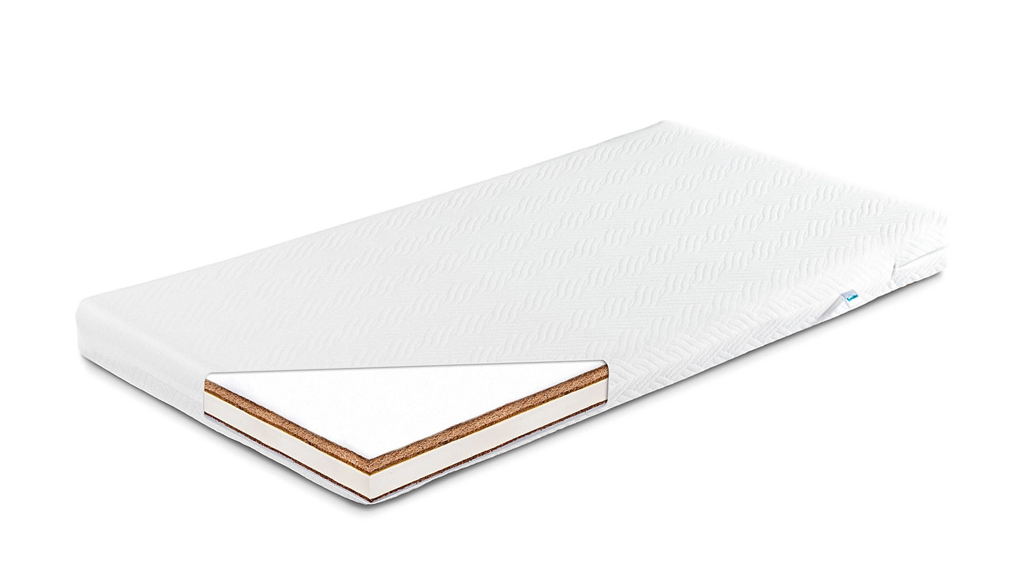 Vzmetnica za otroško posteljo kokos-pena-kokos 120x60cm Vzmetnica za otroško posteljo kokos-pena-kokos 120x60cm - slika 1