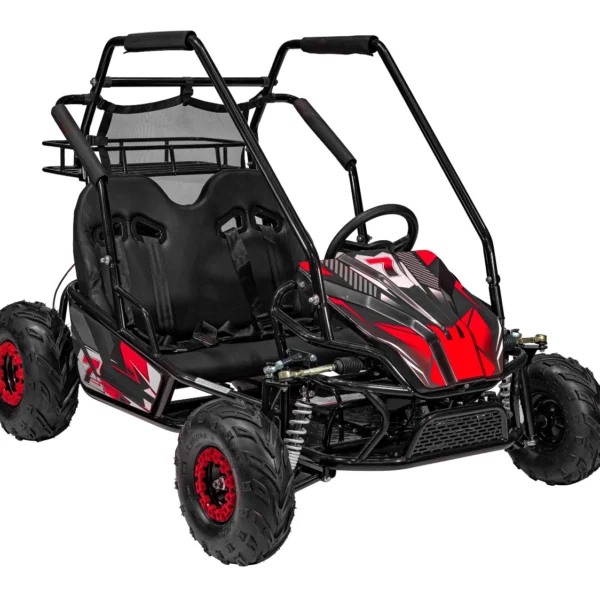 Buggy na bencin Lucky Seven 212cc, rdeč