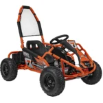 Otroški gokart na akumulator MUD MONSTER 1000W 48V, oranžen