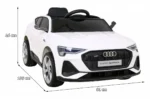 Otroški avto na akumulator Audi E-Tron Sportback 4x25W, bel - slika 3