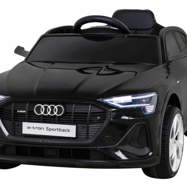 Otroški avto na akumulator Audi E-Tron Sportback 4x25W, črn