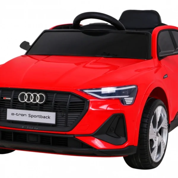 Otroški avto na akumulator Audi E-Tron Sportback 4x25W, rdeč
