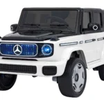 Otroški avto na akumulator Mercedes Benz EQG 4x4 12V, bel