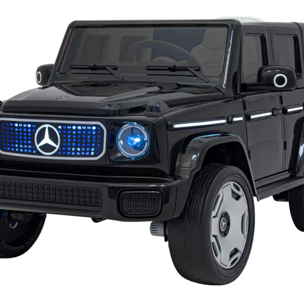 Otroški avto na akumulator Mercedes Benz EQG 4x4 12V, črn