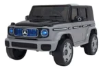 Otroški avto na akumulator Mercedes Benz EQG 4x4 12V, siv