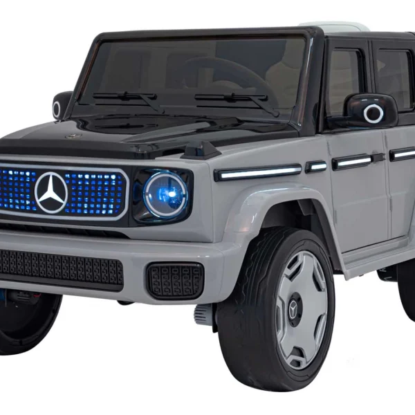 Otroški avto na akumulator Mercedes Benz EQG 4x4 12V, siv