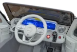 Otroški avto na akumulator Mercedes Benz EQG 4x4 12V, siv - slika 11
