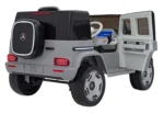 Otroški avto na akumulator Mercedes Benz EQG 4x4 12V, siv - slika 9
