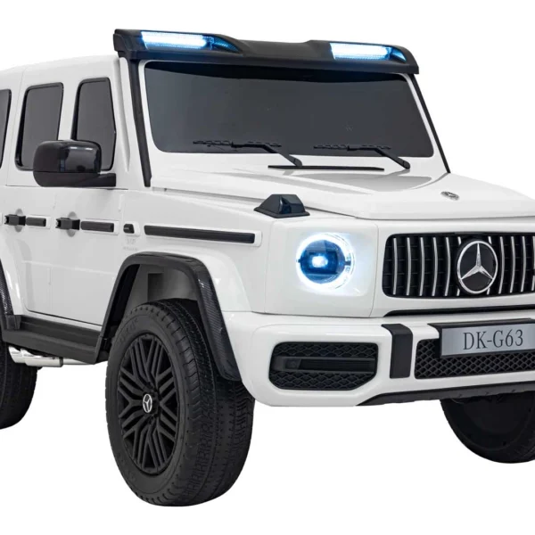 Otroški avto na akumulator Mercedes G63 AMG XXL 4x200W 24V, bel