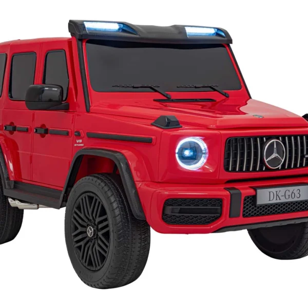 Otroški avto na akumulator Mercedes G63 AMG XXL 4x200W 24V, rdeč