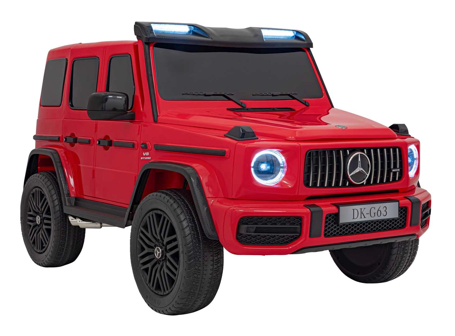 Otroški avto na akumulator Mercedes G63 AMG XXL 4x200W 24V, rdeč 1 Otroški avto na akumulator Mercedes G63 AMG XXL 4x200W 24V, rdeč - slika 1