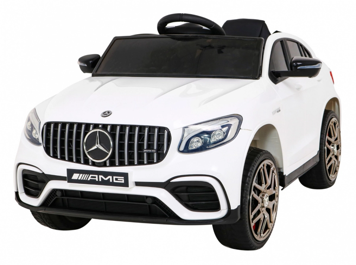 Otroški avto na akumulator Mercedes GLC 63S 4x25W 12V, bel 1 Otroški avto na akumulator Mercedes GLC 63S 4x25W 12V, bel - slika 1