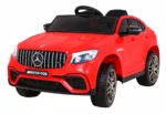 Otroški avto na akumulator Mercedes GLC 63S 4x25W 12V, rdeč
