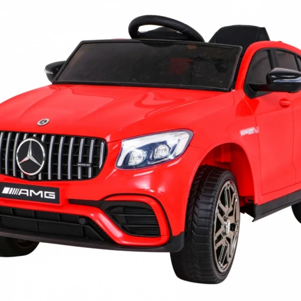 Otroški avto na akumulator Mercedes GLC 63S 4x25W 12V, rdeč
