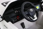 Otroški avto na akumulator Toyota Hilux 4x45W 12V, bel - slika 9