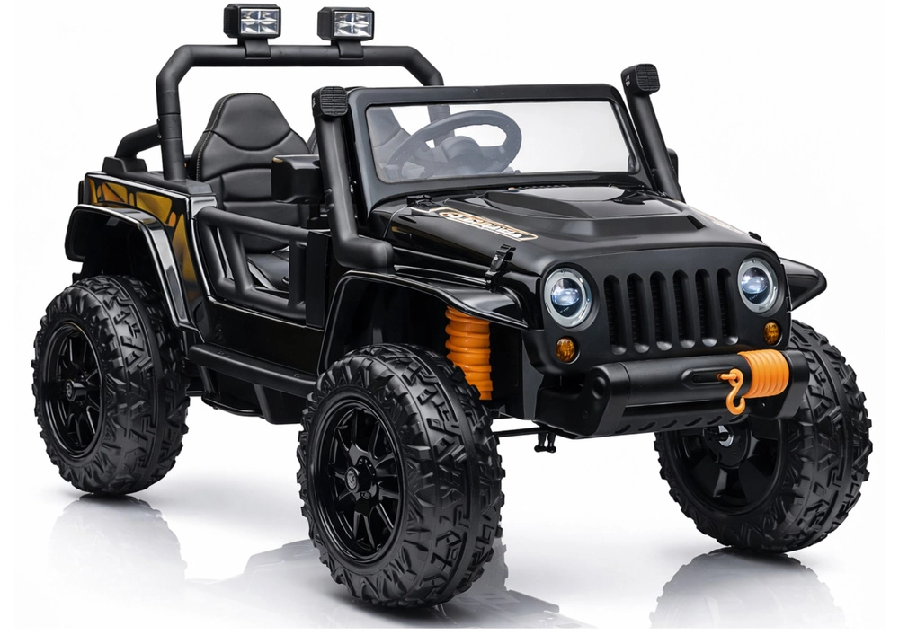 Otroški avto na akumulator XB-1118 4x45W 12V, črn Otroški avto na akumulator XB-1118 4x45W 12V, črn - slika 1