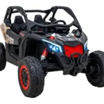 Otroški buggy na akumulator Can-am Maverick Turbo RR 4x200W 24V, črn