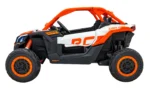 Otroški buggy na akumulator Can-am Maverick Turbo RR 4x200W 24V, oranžen - slika 22