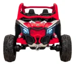 Otroški buggy na akumulator Can-am Maverick Turbo RR 4x200W 24V, rdeč - slika 2