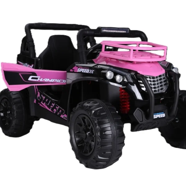 Otroški buggy na akumulator UTV LIFT 2x200W, roza