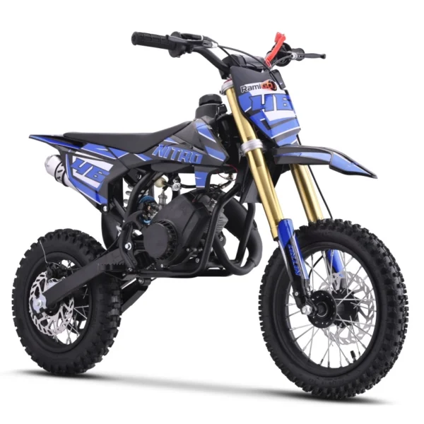 Otroški cross motor na bencin NITRO 60 cc, moder