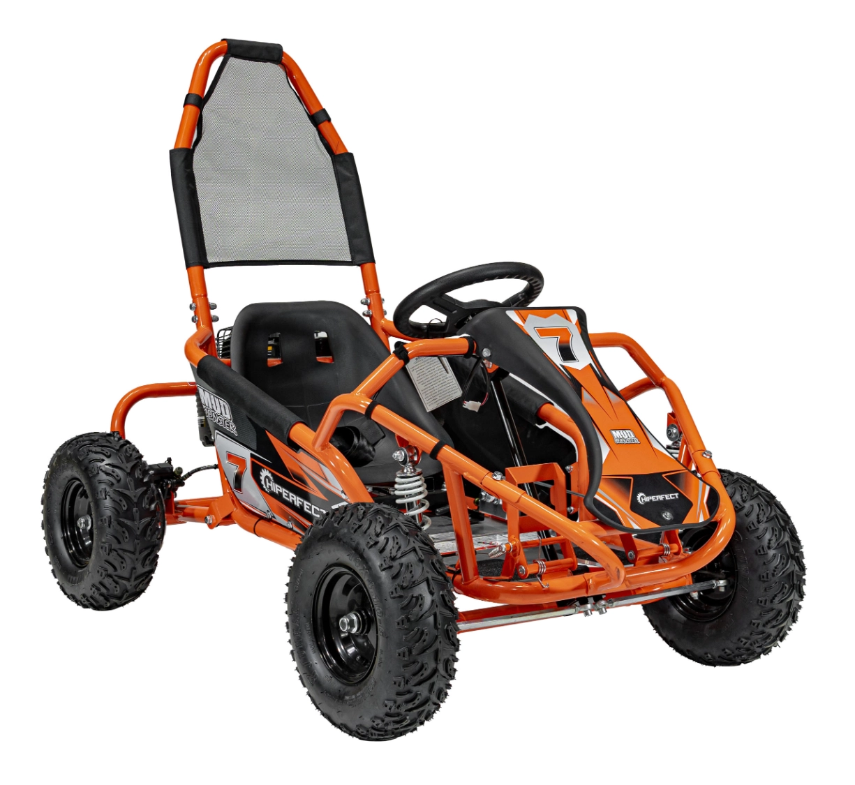Otroški gokart na bencin MUD MONSTER 98cm³, oranžen 2 Otroški gokart na bencin MUD MONSTER 98cm³, oranžen - slika 1