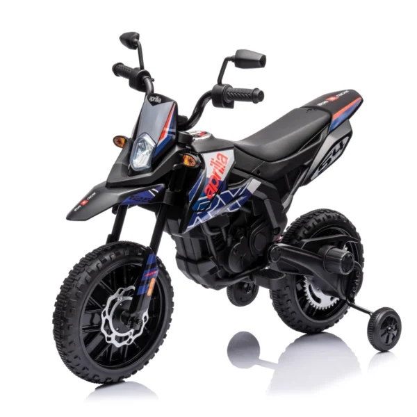 Otroški motor na akumulator Aprilia RX 2x35W, moder