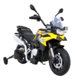 Otroški motor na akumulator BMW F850 GS 2x35W, rumen - slika 14
