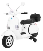 Otroški skuter na akumulator Vespa 2x25W, bel