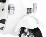Otroški skuter na akumulator Vespa 2x25W, bel - slika 13