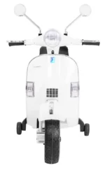 Otroški skuter na akumulator Vespa 2x25W, bel - slika 4