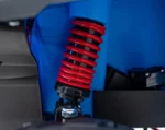 Otroški štirikolesnik na akumulator Can Am Outlander ATV DK-CA005 4x45W 12V, moder - slika 19