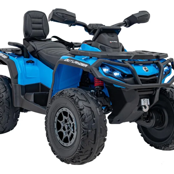 Otroški štirikolesnik na akumulator Can Am Outlander ATV DK-CA005 4x45W 12V, moder