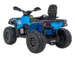 Otroški štirikolesnik na akumulator Can Am Outlander ATV DK-CA005 4x45W 12V, moder - slika 7