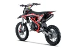 Cross motor na bencin Ultra 66 125CC, rdeč - slika 6