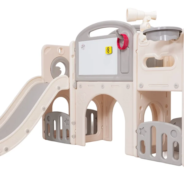 Otroška igralna hiška z toboganom 5v1