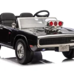 Otroški avto na akumulator Dodge Charger R/T DLS-K12 2x200W 24V, črn