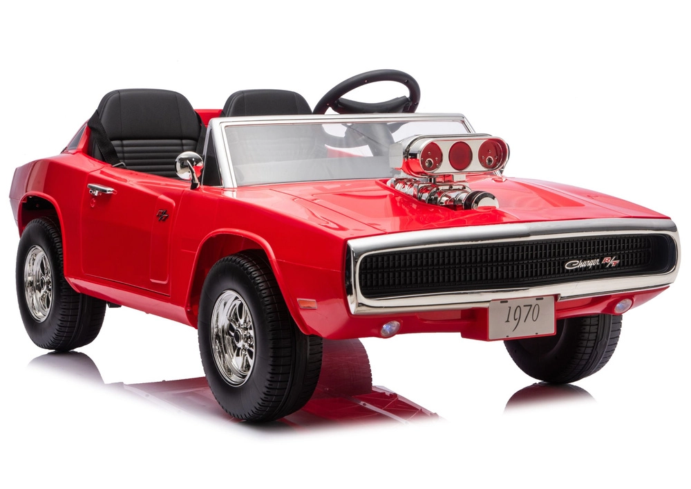 Otroški avto na akumulator Dodge Charger RT DLS-K12 2x200W 24V, rdeč Otroški avto na akumulator Dodge Charger R/T DLS-K12 2x200W 24V, rdeč - slika 1
