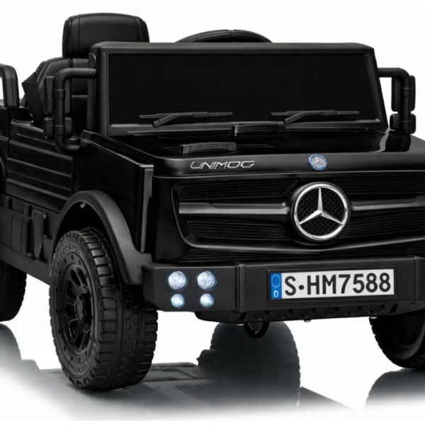 Otroški avto na akumulator Mercedes Unimog HM7588 2x45W 6V, črn